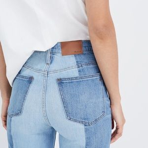 [SOLD] Madewell Classic Straight Jeans Two-Tone